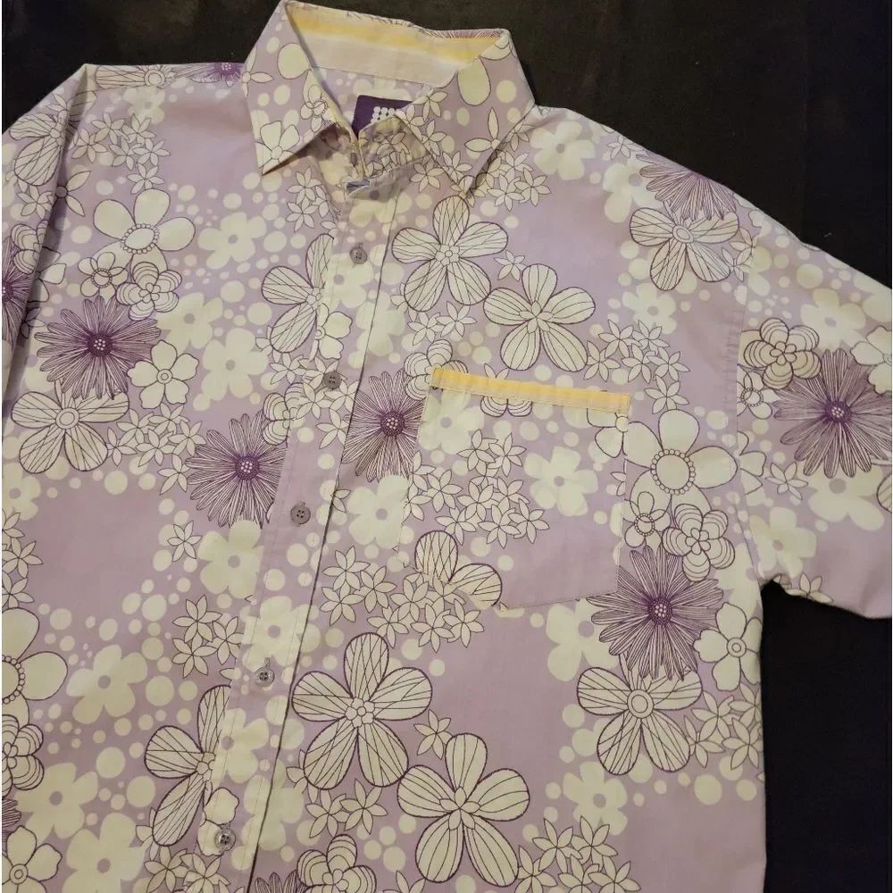 Old Skool floral shirt men's XL